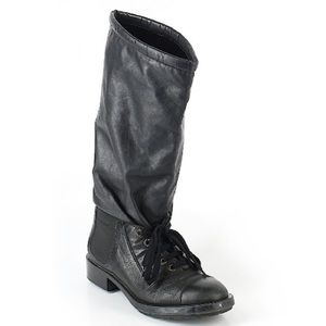 Chanel Military Boots